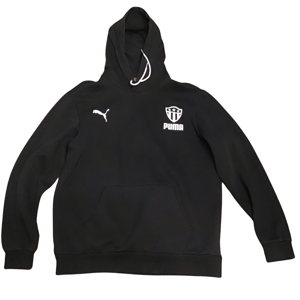 Mens Puma Black Hoodie Sweatshirt‎ Size Large